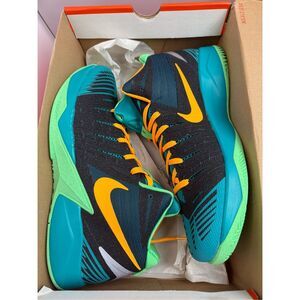New Nike Zoom I Get Buckets Mens Basketball Trainers 643300 300 Mango Green Sz 1